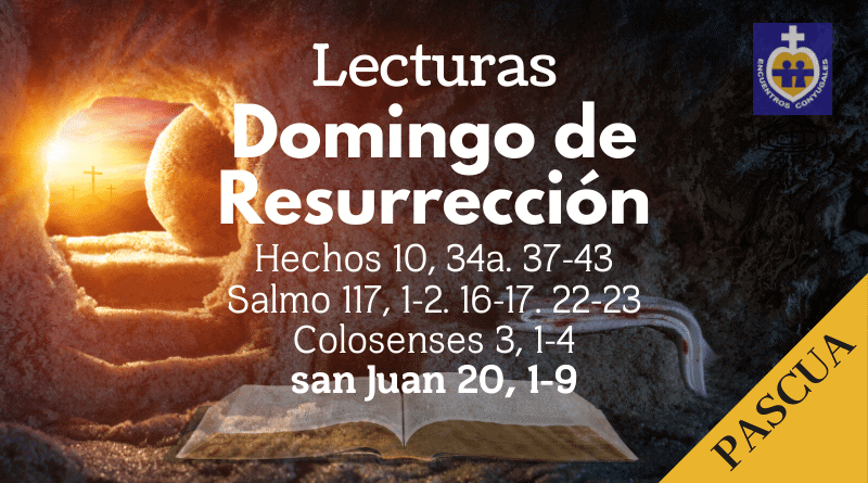 lecturas bíblicas domingo de resurrección. pascua