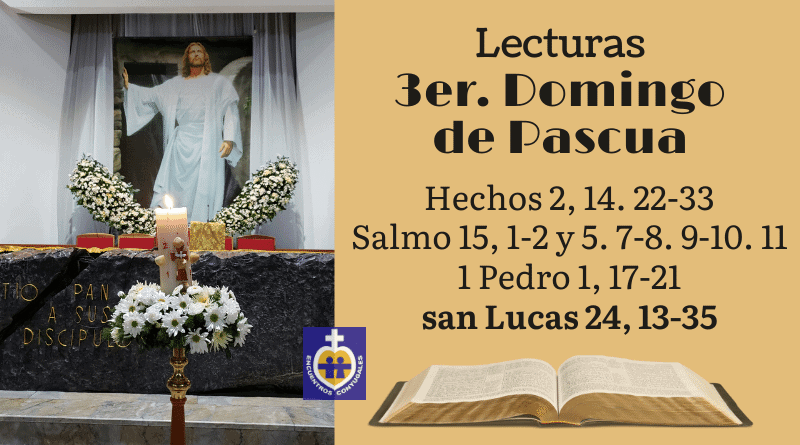 lecturas tercer domingo de pascua