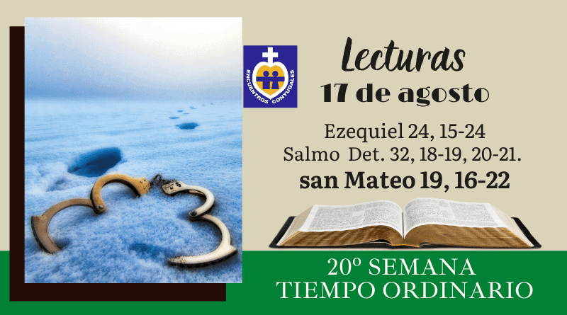 Lecturas lunes 17 de agosto | 20º Semana | Tiempo Ordinario - Ciclo A