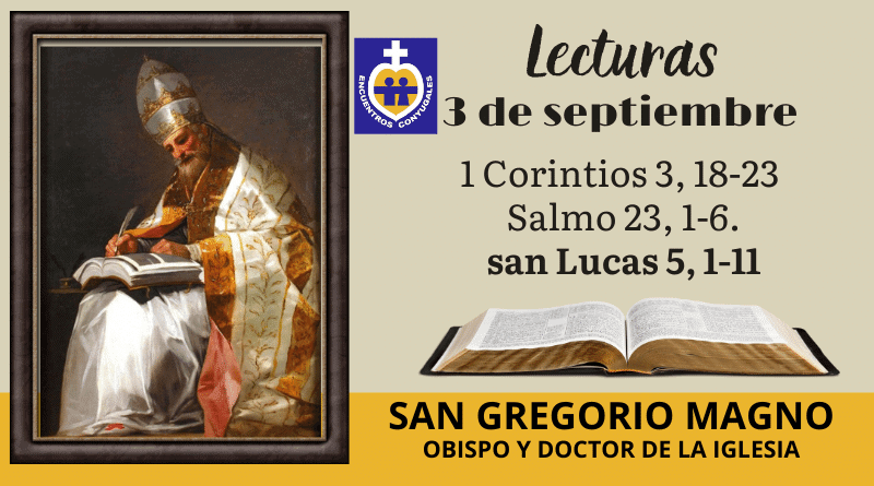 san gregorio magno papa y doctor de la iglesia - lecturas 3 de septiembre - memoria