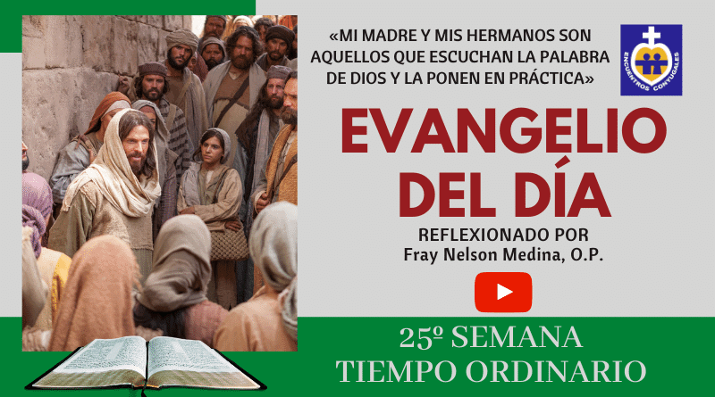 reflexión evangelio 22 de septiembre - 25º semana - tiempo ordinario - año par