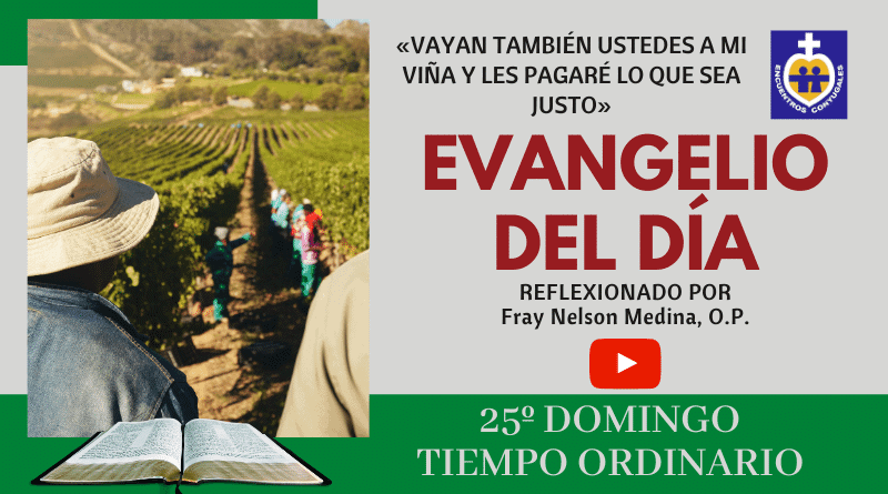 reflexión evangelio vigésimo quinto domingo - tiempo ordinario - ciclo A