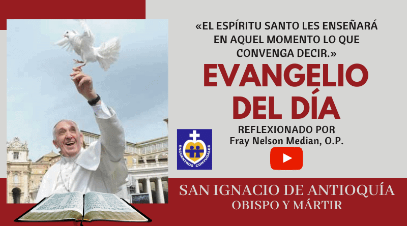 Reflexión Evangelio 17 de octubre | Memoria de San Ignacio de Antioquía